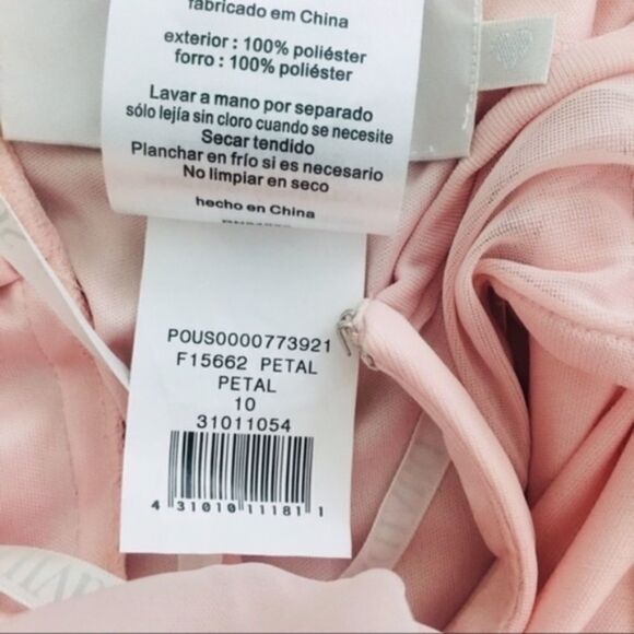 David’s Bridal SZ 0 Long Mesh Dress Illusion Neckline - Picture 5 of 5